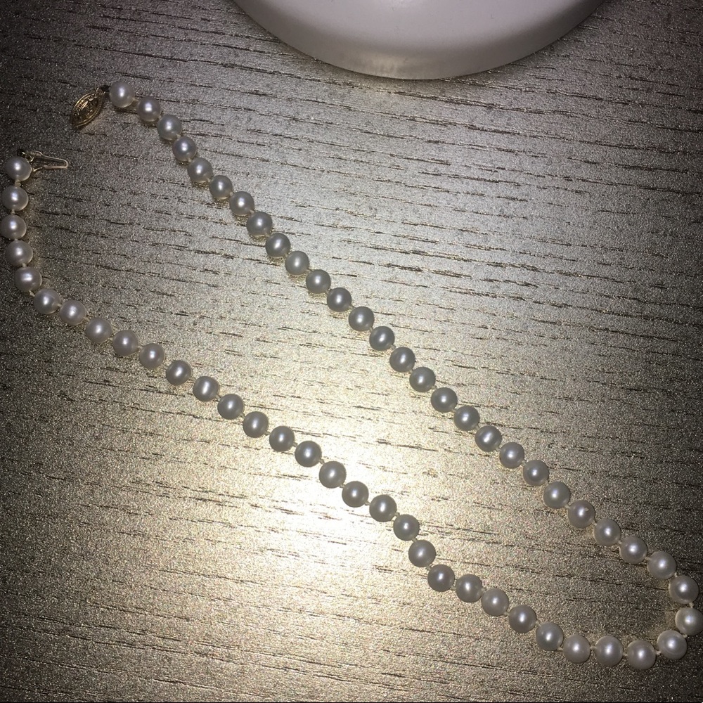 Genuine pearls